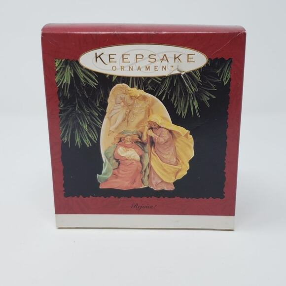 1995 Hallmark Rejoice! Handcrafted Keepsake Holiday Christmas Ornament. - Picture 1 of 5